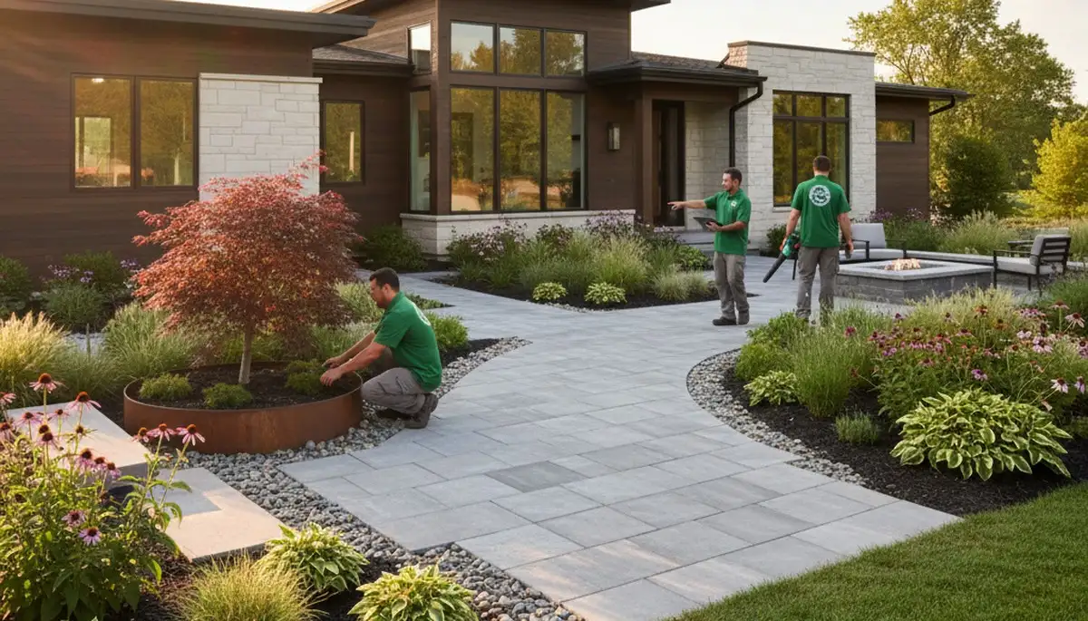 Landscape maintenance service in Milwaukee, WI for residential and commercial lawns