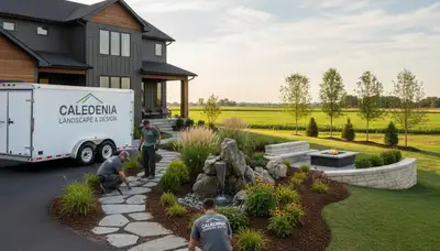 Professional landscaping service in Milwaukee, WI for lawn care and yard maintenance