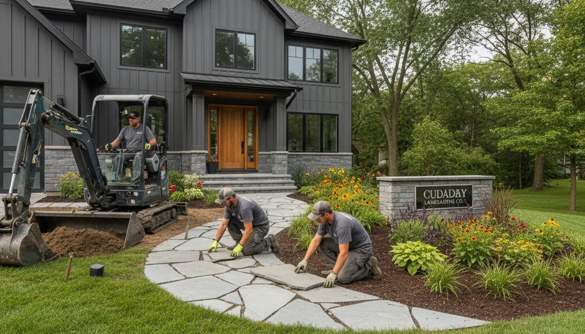 Landscaping service in Milwaukee, WI for professional lawn care and yard maintenance