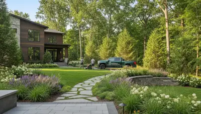 Landscape service in Milwaukee, WI for lawn care and yard maintenance