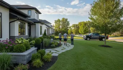 Landscaping service in Milwaukee, WI for professional lawn care and yard maintenance