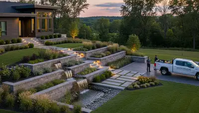 Landscaping service in Milwaukee, WI for lawn care and yard maintenance
