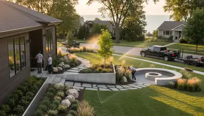 Landscaping service in Milwaukee, WI for lawn care and property maintenance