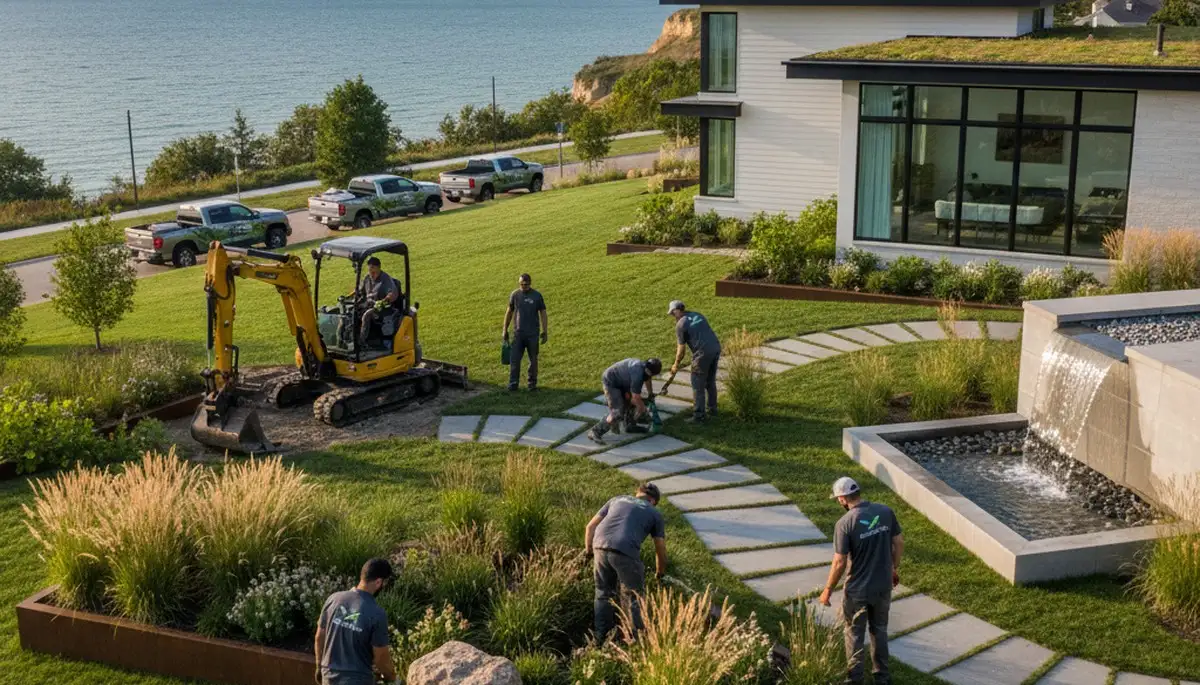 Landscaping service in Milwaukee, WI for lawn care and yard maintenance