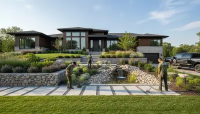 Landscaping services in Milwaukee, WI for lawn care, maintenance, and outdoor property upkeep