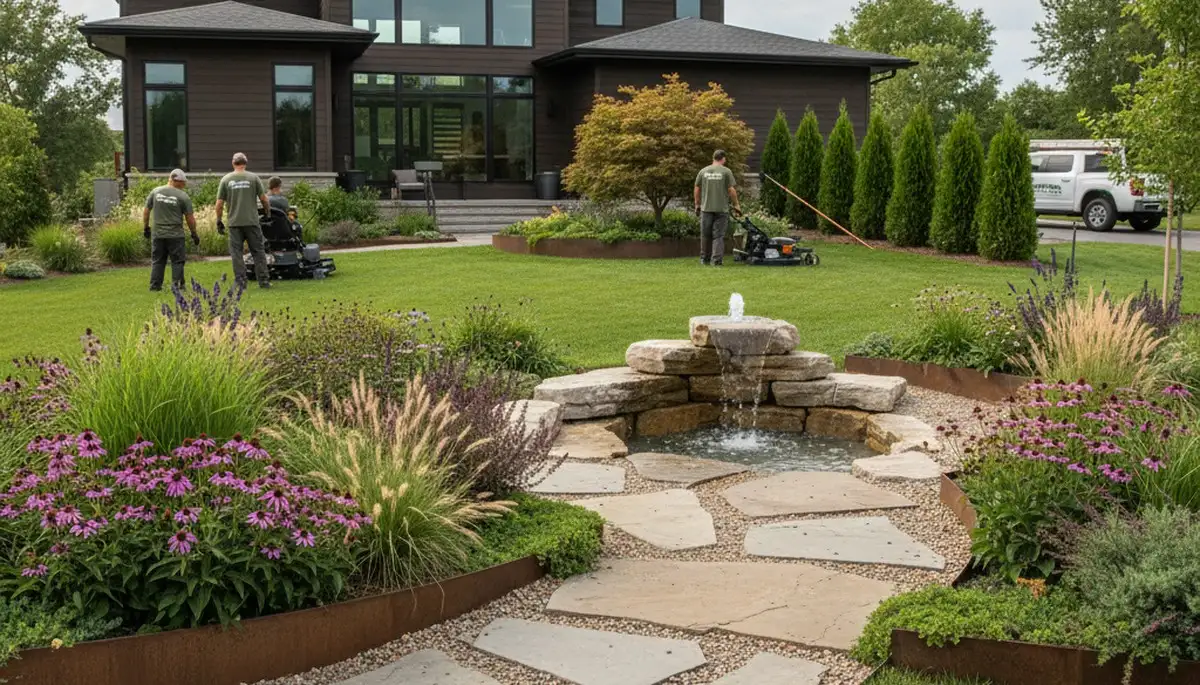 Milwaukee, WI landscaping service for professional lawn care and yard maintenance